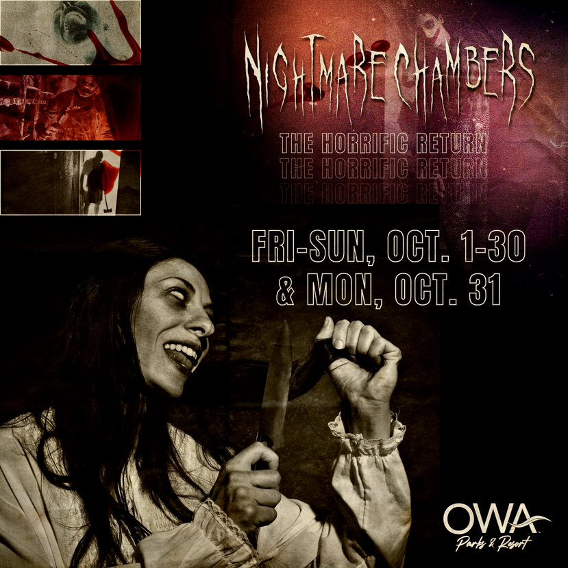 OWA Halloween OWA announces Nightmare Chambers The Horrific Return