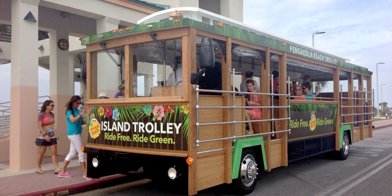 Free trolley service returns to Pensacola Beach  Memorial Day Weekend