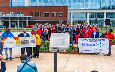 New Baptist Hospital Cornerstone & Flag Raising Ceremony in Pensacola