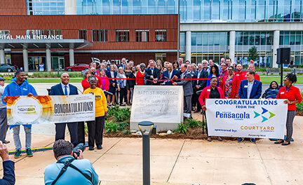 New Baptist Hospital Cornerstone & Flag Raising Ceremony in Pensacola