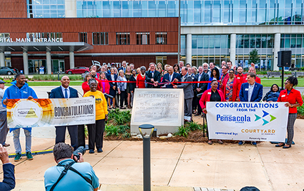 New Baptist Hospital Cornerstone & Flag Raising Ceremony in Pensacola