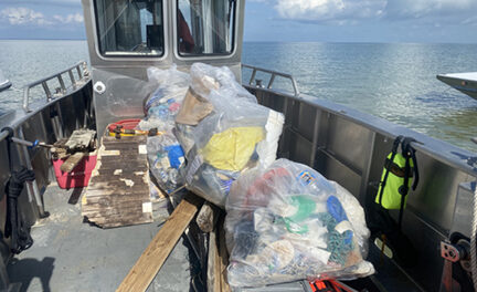 Gulf Islands National Seashore partners with Mississippi State University for marine debris removal on barrier islands