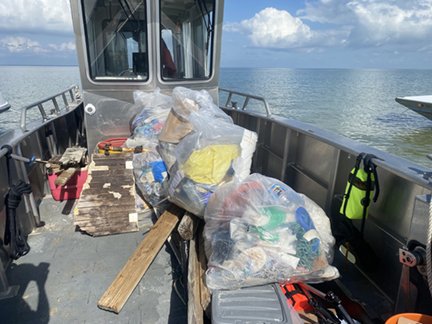 Gulf Islands National Seashore partners with Mississippi State University for marine debris removal on barrier islands