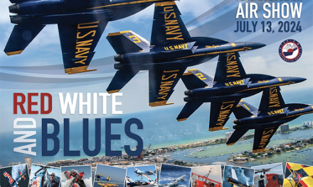 Blue Angels Fly Over Pensacola Beach July 13