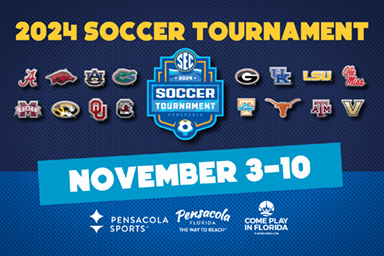 SEC Soccer Tournament Brings Nationally Ranked Teams to Pensacola Nov. 3-10